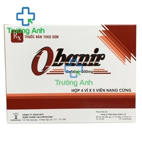 Obanir 300mg - Thuốc trị nhiễm khuẩn nhẹ hiệu quả của Armephaco