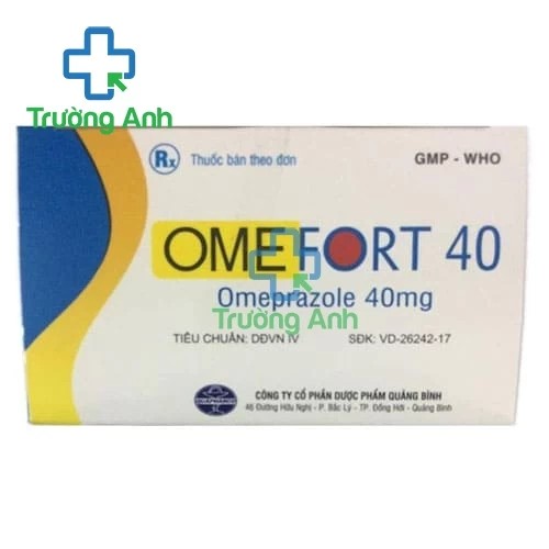 Omefort 40 - Thuốc điều trị viêm loét dạ dày, tá tràng hiệu quả