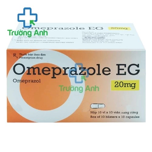 Omeprazole EG 20mg - Điều trị viêm loét dạ dày, tá tràng của Pymepharco