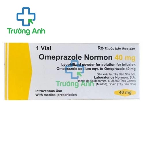 Omeprazol Normon 40mg (tiêm) - Thuốc điều trị trào ngược dạ dày hiệu quả của Tây Ban Nha