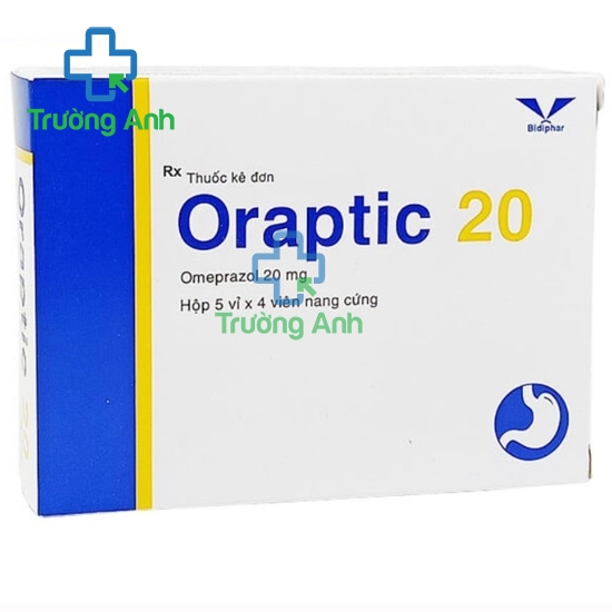  Oraptic 20 - Thuốc điều trị trào ngược dạ dày, thực quản hiệu quả