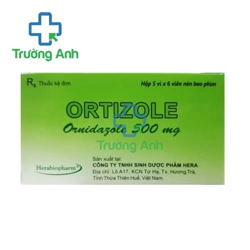 Ortizole 500mg Herabiopharm - Thuốc điều trị nhiễm khuẩn hiệu quả
