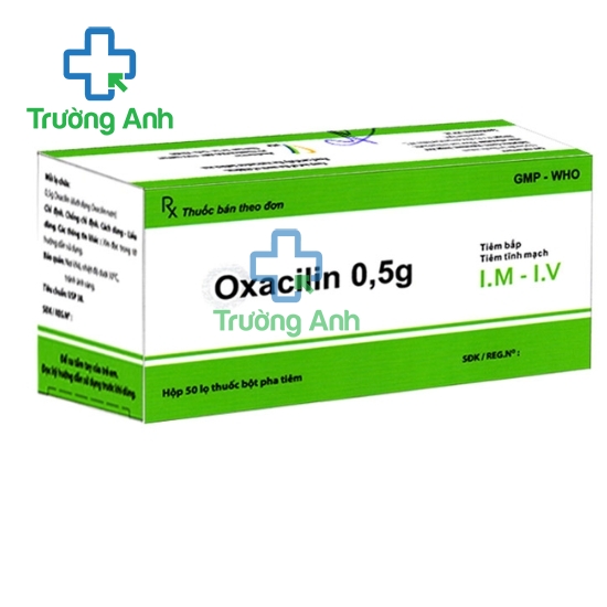 Oxacilin 0,5g VCP - Thuốc điều trị nhiễm khuẩn hiệu quả