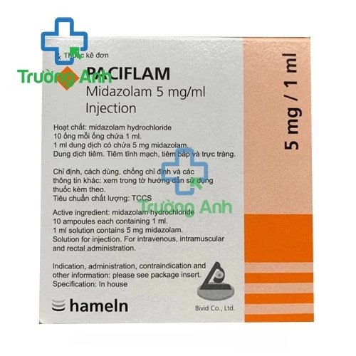Paciflam - Midazolam của Hameln Đức