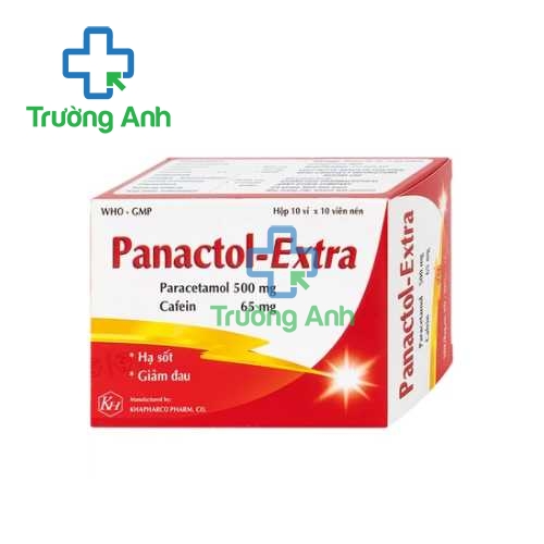 Panactol extra Khapharco (180 viên) - Thuốc giảm đau, hạ sốt hiệu quả