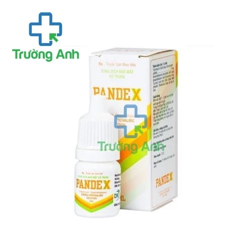 Pandex - Dung dịch nhỏ mắt vô trùng điều trị viêm mắt hiệu quả (10 hộp)