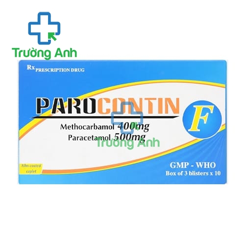 Parocontin F - Thuốc giảm đau liên quan đến co thắt cơ xương hiệu quả