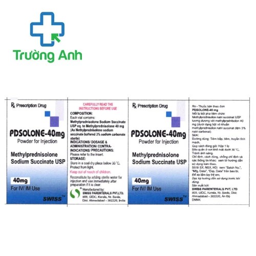 Pdsolone-40mg Swiss - Thuốc điều trị rối loạn nội tiết hiệu quả 