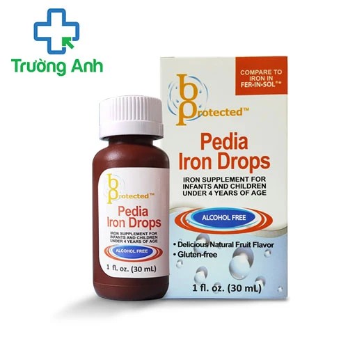 Pedia Iron Drops - Bổ sung sắt, ngừa thiếu máu hiệu quả của Mỹ