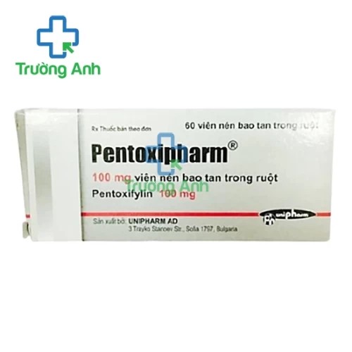 Pentoxipharm 100mg - Thuốc điều trị viêm tắc động mạch mãn tính các chi hiệu quả