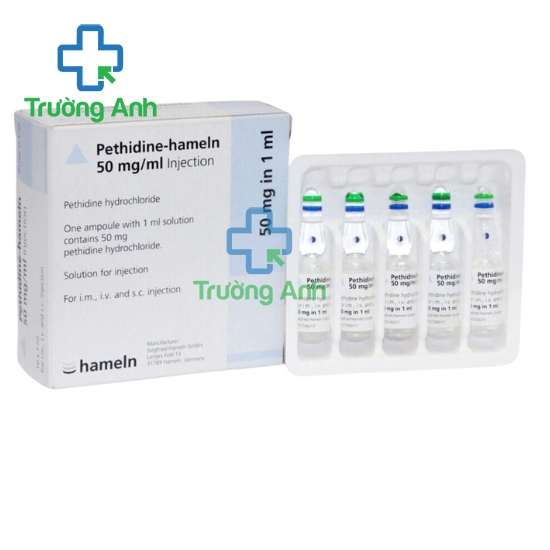 Pethidine-hameln 50mg/ml -  Thuốc tiêm giảm đau chống viêm hiệu quả