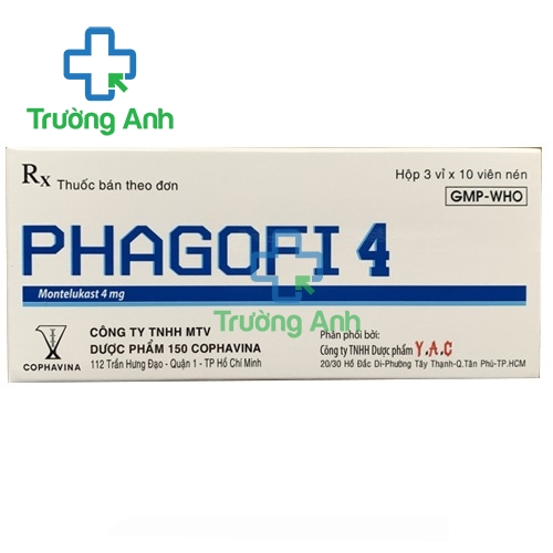 Phagofi 4mg - Thuốc điều trị hen phế quản hiệu quả của Armephaco