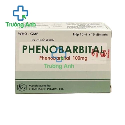 Phenobarbital 100mg Khapharco - Thuốc điều trị động kinh hiệu quả