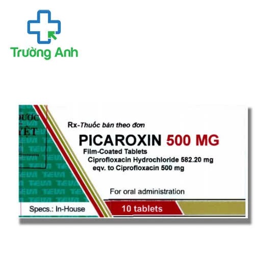 Picaroxin 500mg - Ciprofloxacin 500mg Teva