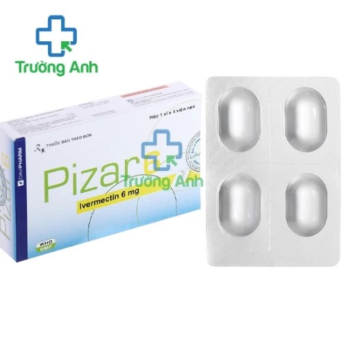 Pizar 6mg - Thuốc trị giun chỉ hiệu quả