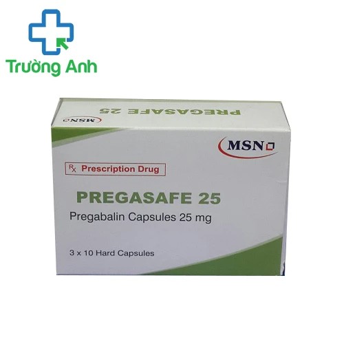 Pregasafe 25 - Thuốc điều trị đau thần kinh hiệu quả