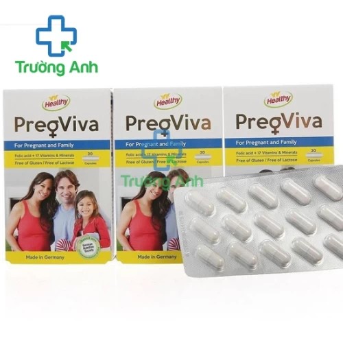 PregViva - Giúp bổ sung vitamin, khoáng chất cho bà bầu hiệu quả