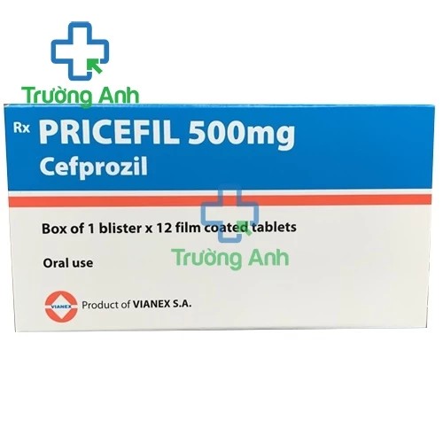 Pricefil 500mg - Thuốc điều trị nhiễm trùng hiệu quả của Hy Lạp