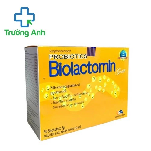 Probiotics Biolactomin Gold USA Pharma - Hỗ trợ cân bằng đường ruột 