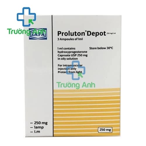Proluton Depot 250mg - Thuốc điều trị sinh non và chuyển giới hiệu quả của Bayer