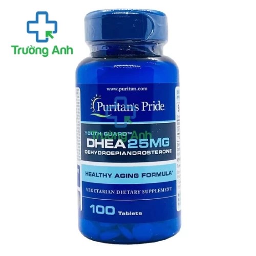 Puritan's Pride Dhea 25mg - Thuốc giúp tăng cường hooc môn hiệu quả của Mỹ
