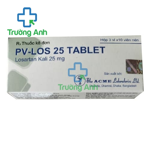 PV-LOS 25 Tablet Acme - Thuốc điều trị tăng huyết áp hiệu quả