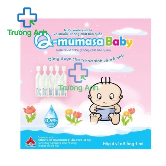 Q-mumasa baby - Dung dịch rửa mắt, mũi hiệu quả của CPC1HN