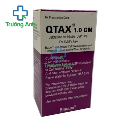 QTAX 1.0 GM - Thuốc điều trị nhiễm khuẩn hiệu quả của India
