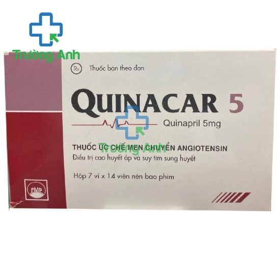 Quinacar 5 - Thuốc điều trị tăng huyết áp vô căn của Pypmepharco