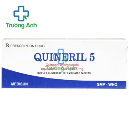 Quineril 5 - Thuốc điều trị tăng huyết áp vô căn của MEDISUN