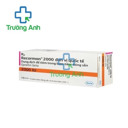 Recormon 2000IU - Thuốc điều trị thiếu máu do suy thận mạn tính hiệu quả