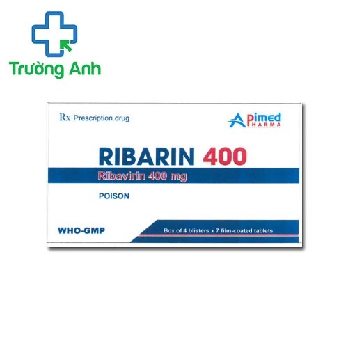 Ribarin 400 - Thuốc điều trị viêm gan siêu vi C của Apimed