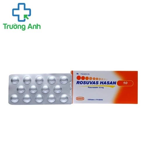 Rosuvas Hasan 10mg - Thuốc điều trị mỡ máu cao hiệu quả