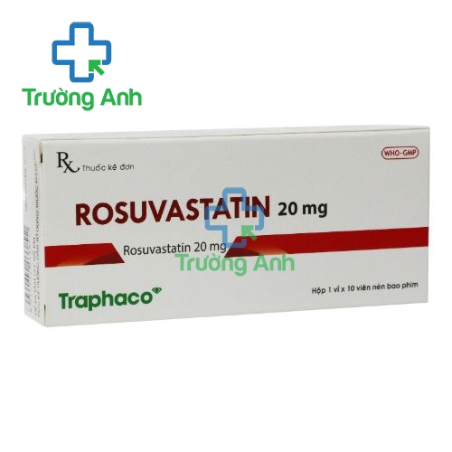 Rosuvastatin 20mg Traphaco - Thuốc điều trị tăng cholesterol máu 