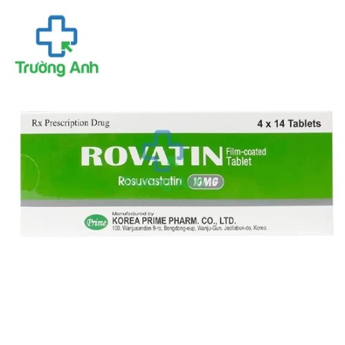 Rovatin Film-coated tablet - Thuốc điều trị tăng cholesterol hiệu quả của Prime