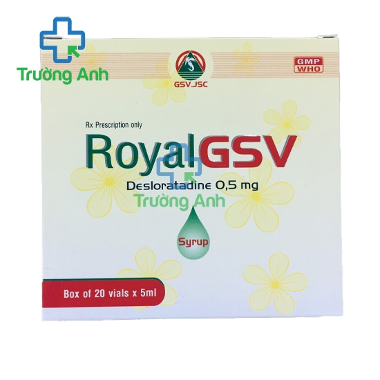 Royal GSV - Thuốc điều trị viêm mũi dị ứng, mề đay của Dược phẩm Hà Tây
