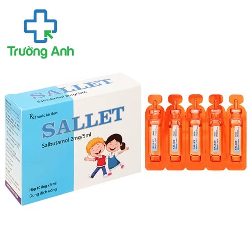 Sallet 2mg/5ml Hamedi (ống) - Thuốc điều trị hen phế quản hiệu quả