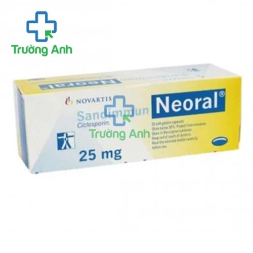 Sandimmun Neoral 25mg - Thuốc hỗ trợ ghép tạng hiệu quả