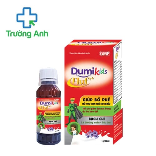 Dumikids fluf++ (gói 10ml) - Hỗ trợ giảm ho, giảm đau rát họng