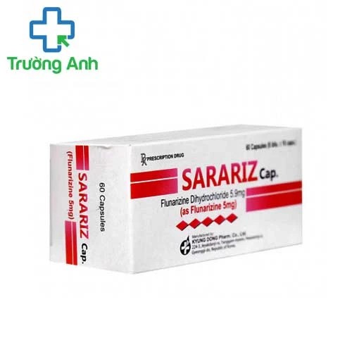 Sarariz 5mg - Thuốc điều trị đau nửa đầu hiệu quả