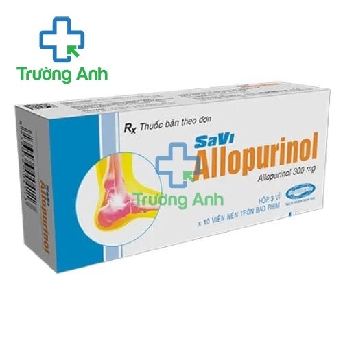 Savi Allopurinol - Thuốc điều trị bệnh gout hiệu quả