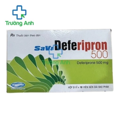 Savi Deferipron 500 - Thuốc điều trị quá tải sắt