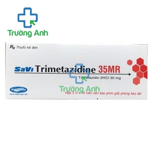 Savi Trimetazidine 35MR - Thuốc điều trị các cơn đau thắt ngực hiệu quả
