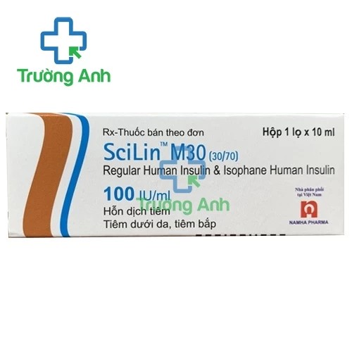 Scilin M30 100 IU - Thuốc điều trị cho bệnh nhân tiểu đường dùng insulin hiệu quả