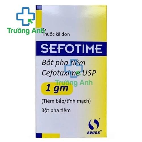 Sefotime (cefotaxime) Swiss - Thuốc điều trị nhiễm khuẩn hiệu quả