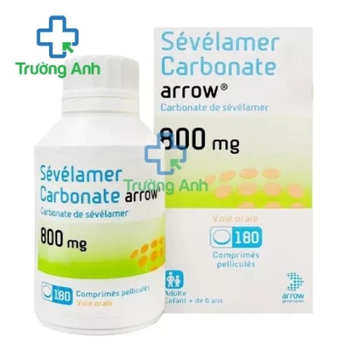 Sevelamer Carbonate arrow 800mg - Thuốc kiểm soát chứng tăng phospho máu hiệu quả