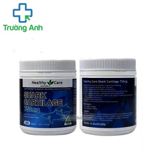 Shark Cartilage US Health 750mg - TP hỗ trợ điều trị xương khớp