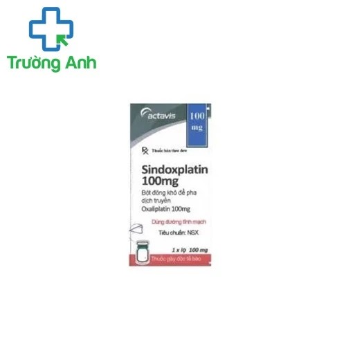 Sindoxplatin 100mg - Thuốc điều trị ung thư đại - trực tràng hiệu quả của Ý