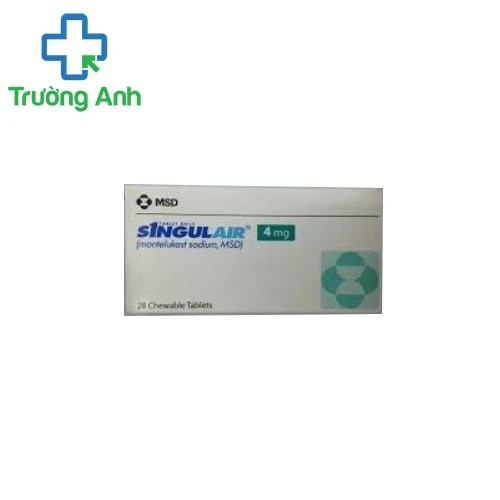 Singulair 4mg viên - Thuốc điều trị hen phế quản hiệu quả của Mỹ