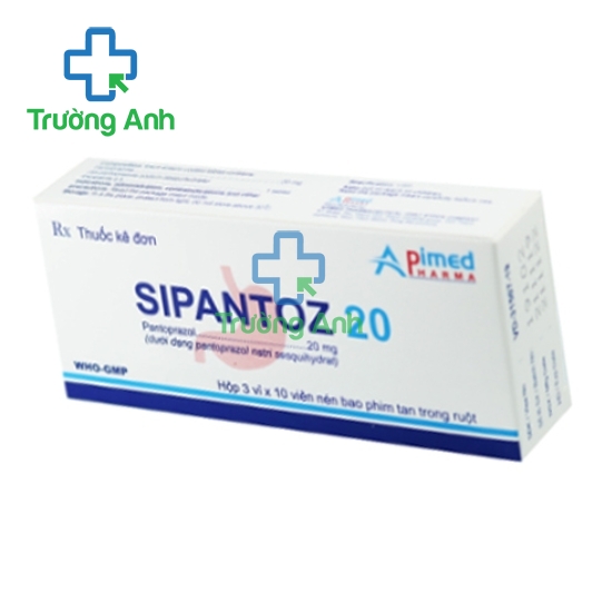Sipantoz 20 - Thuốc điều trị trào ngược dạ dày thực quản hiệu quả của Apimed